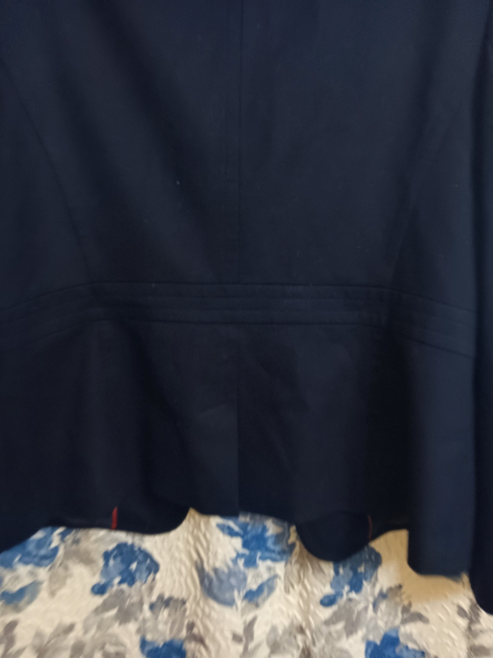 Talbots Dark Navy Tailored Blazer with Gold-Tone Buttons - Picture 2 of 5